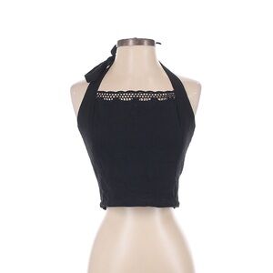 Black Halter Top